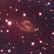 Background Galaxy Found in Image of Vela Supernova Remnant