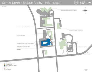 Map: Gemini North Hilo Base Facility - Hilo, Hawai‘i